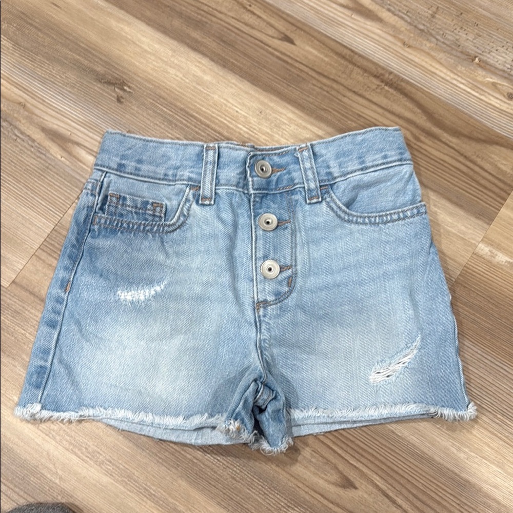 The Children's Place Blue Denim Shorts High-Waisted